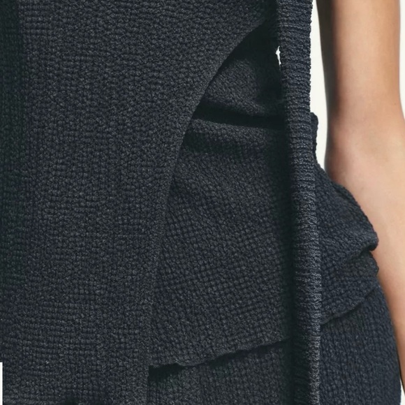 Zara Blue/GreyTextured Top&Pants - Picture 7 of 11